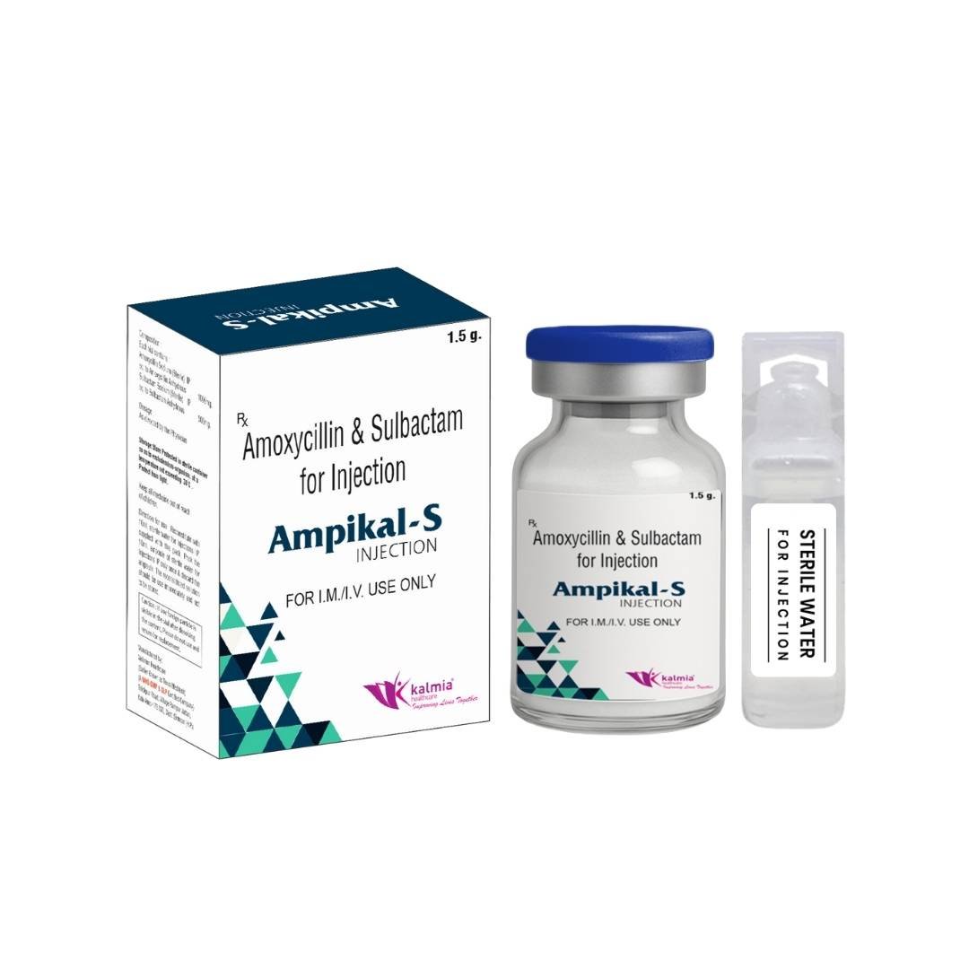 Ampicillin 1000mg + Sulbactam 500mg Inj