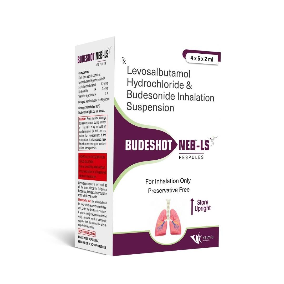 Levosalbutamol 1.25MG + Budesonide 0.5 MG