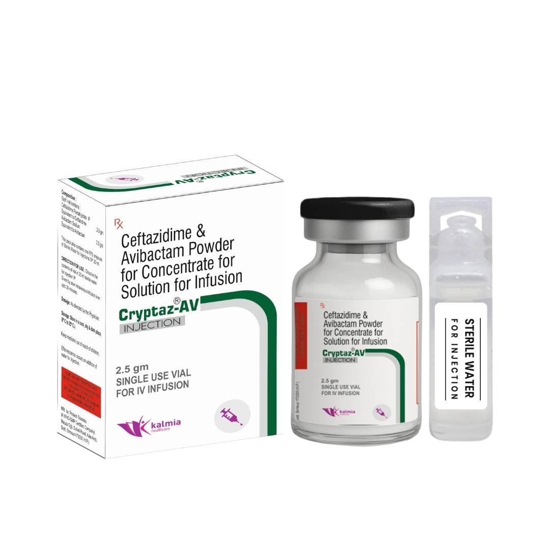 Ceftazidime 2 GM +Avibactum 0.5 GM