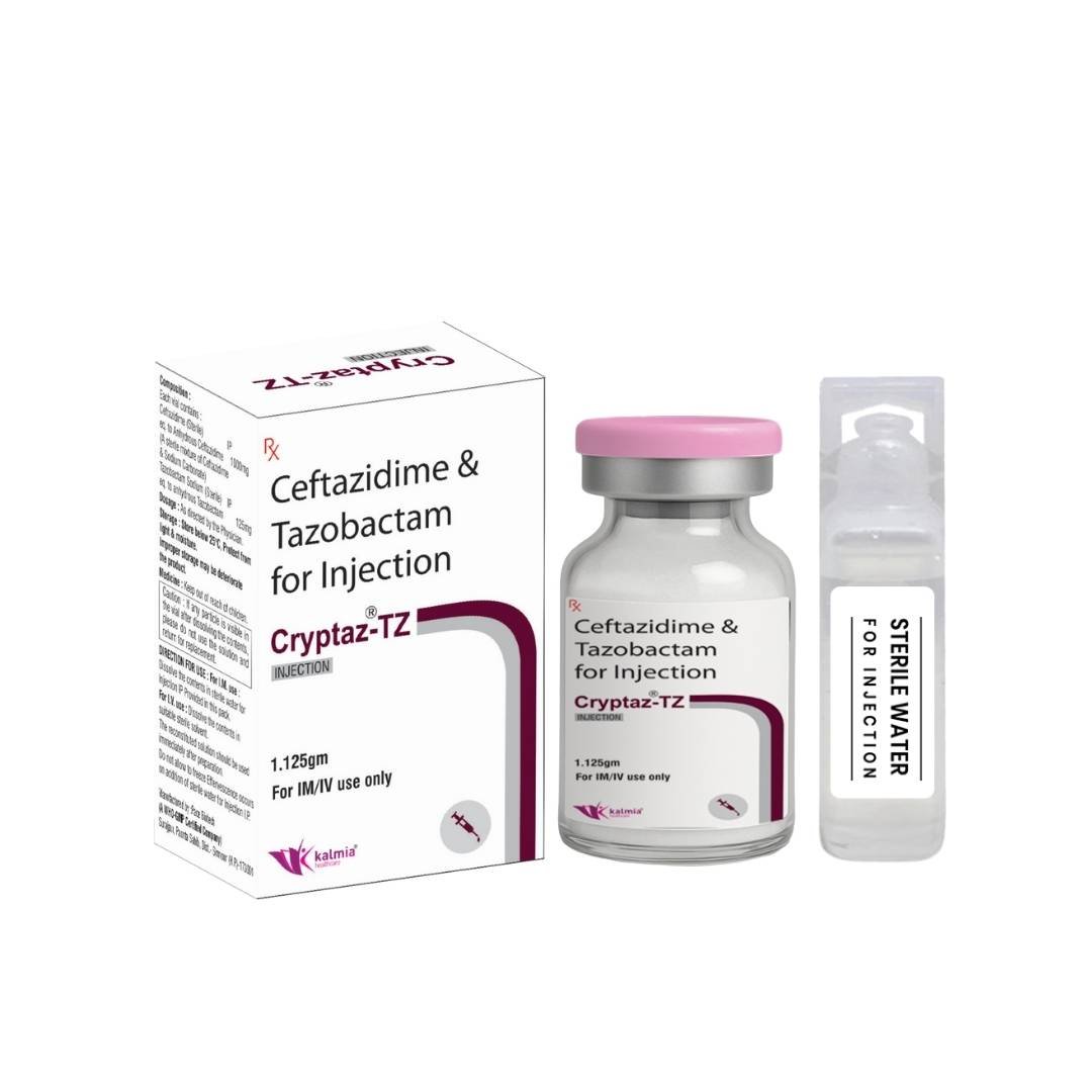 Ceftazidime 1 GM +Tazobactam 125 Mg