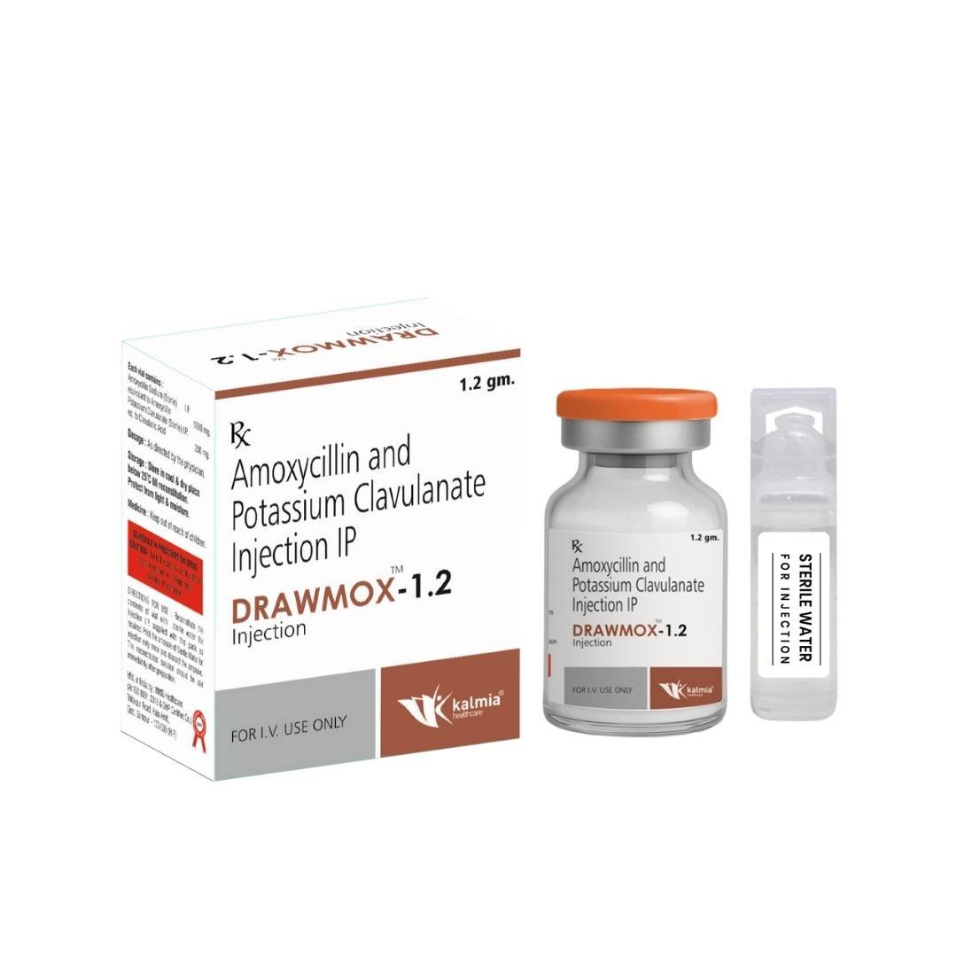 Amoxycillin 1000 Mg + Clavulanic Acid 200 Mg Inj