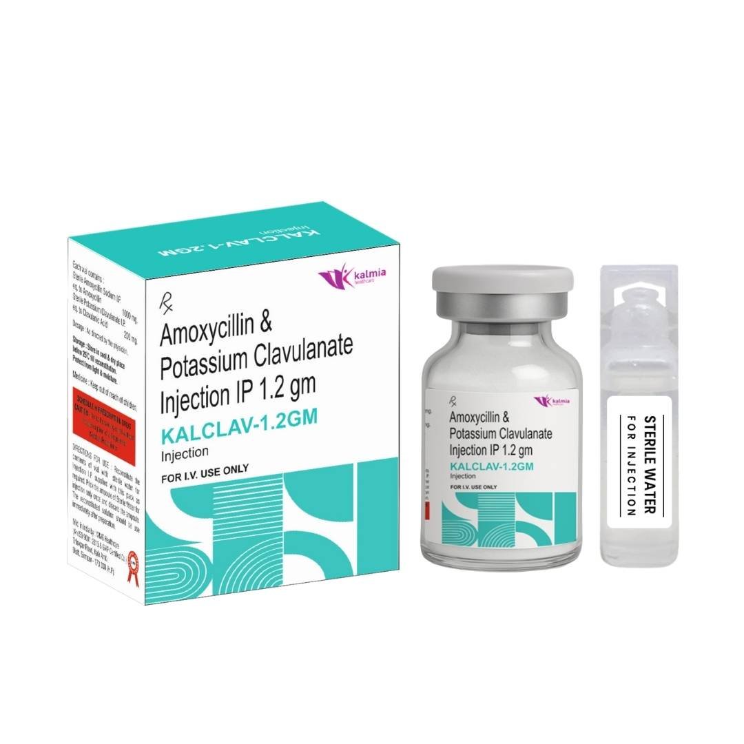 Amoxycillin 1000 Mg + Clavulanic Acid 200 Mg Inj