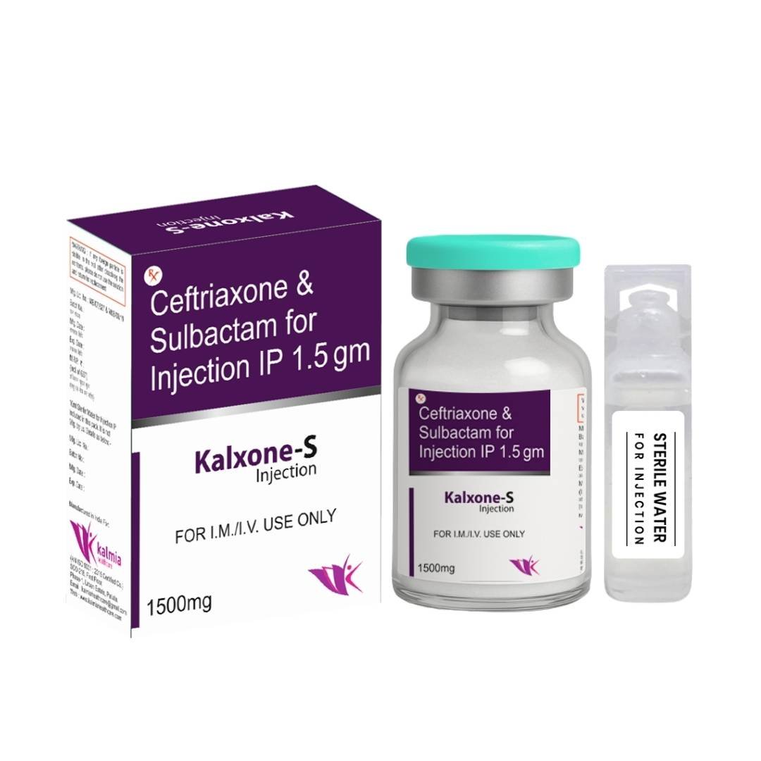 Ceftriaxone 1 GM + Sulbactam 500 Mg Inj