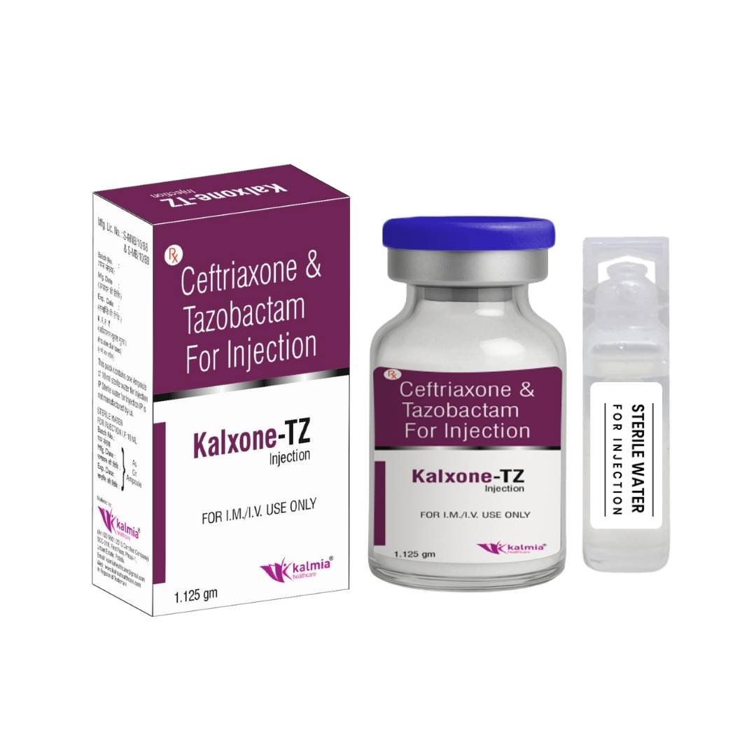 Ceftriaxone 1 GM + Tazobactum 125 Mg Inj