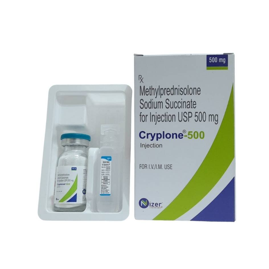Methylprednisolone Succinate 500mg Inj