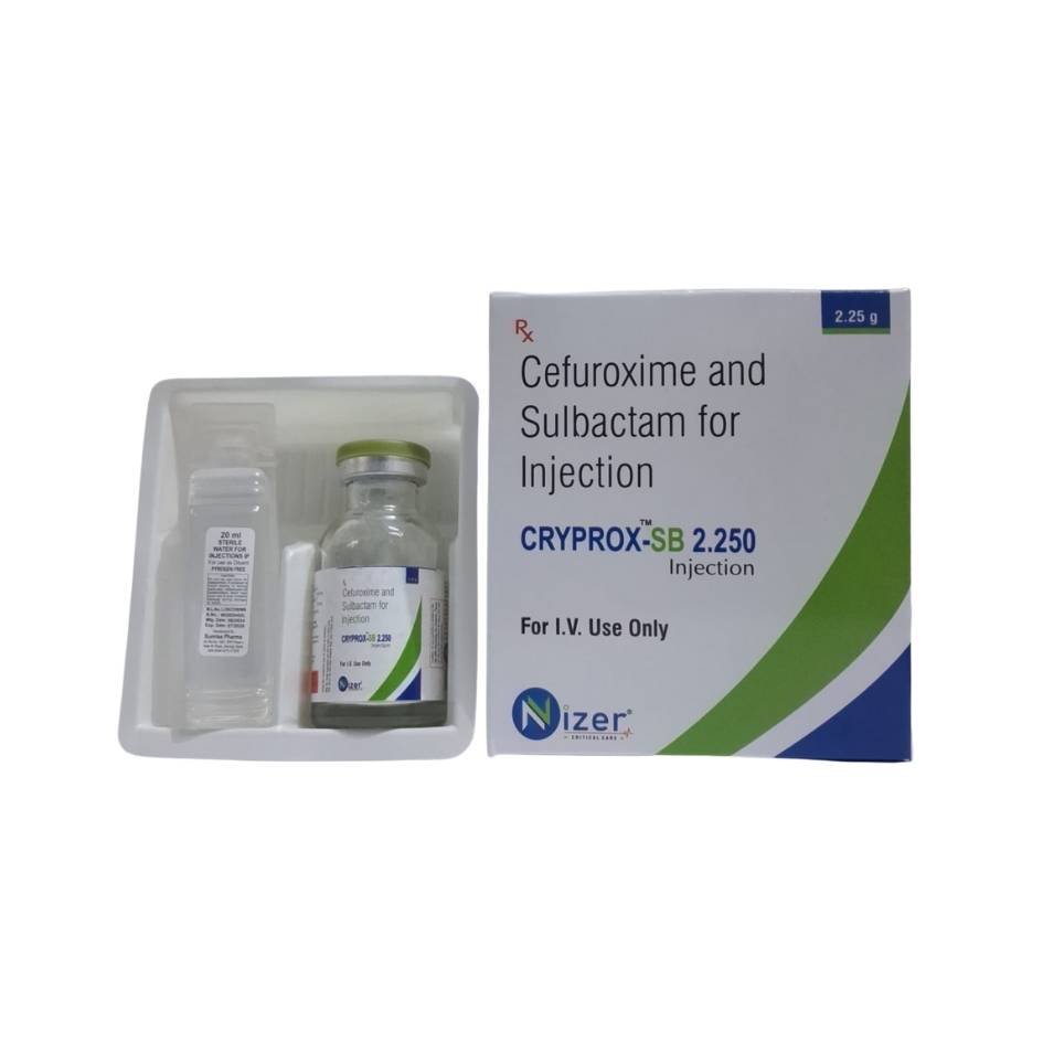 Cefuroxime 1.5g + Sulbactam 750mg Inj