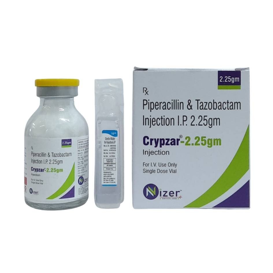 Piperacillin 2g + Tazobactam 250mg Inj