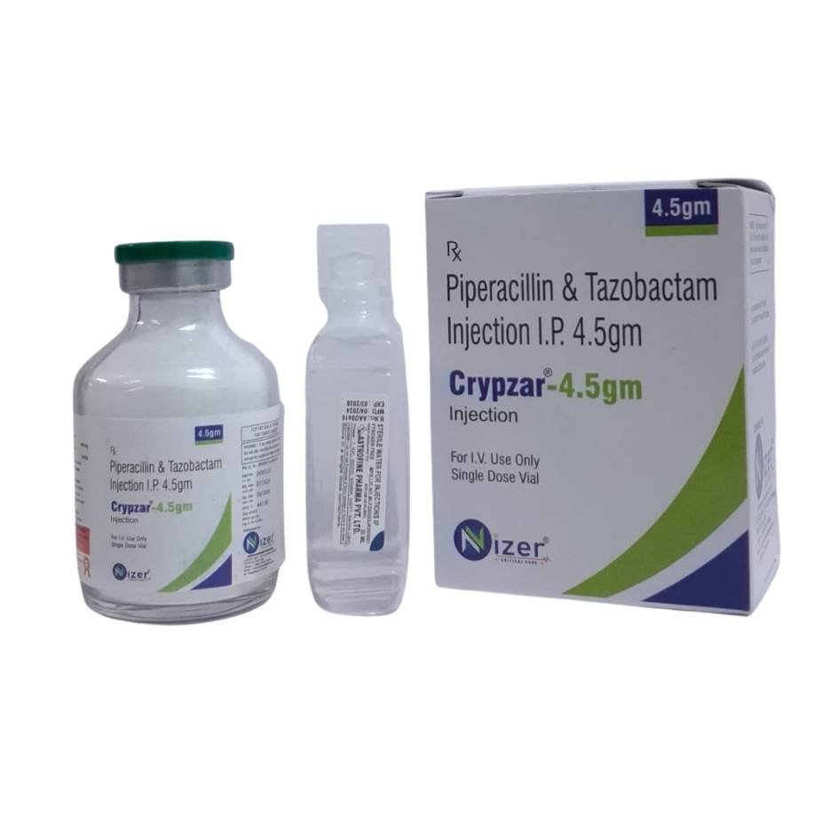 Piperacillin 4g + Tazobactam 0.5g Inj