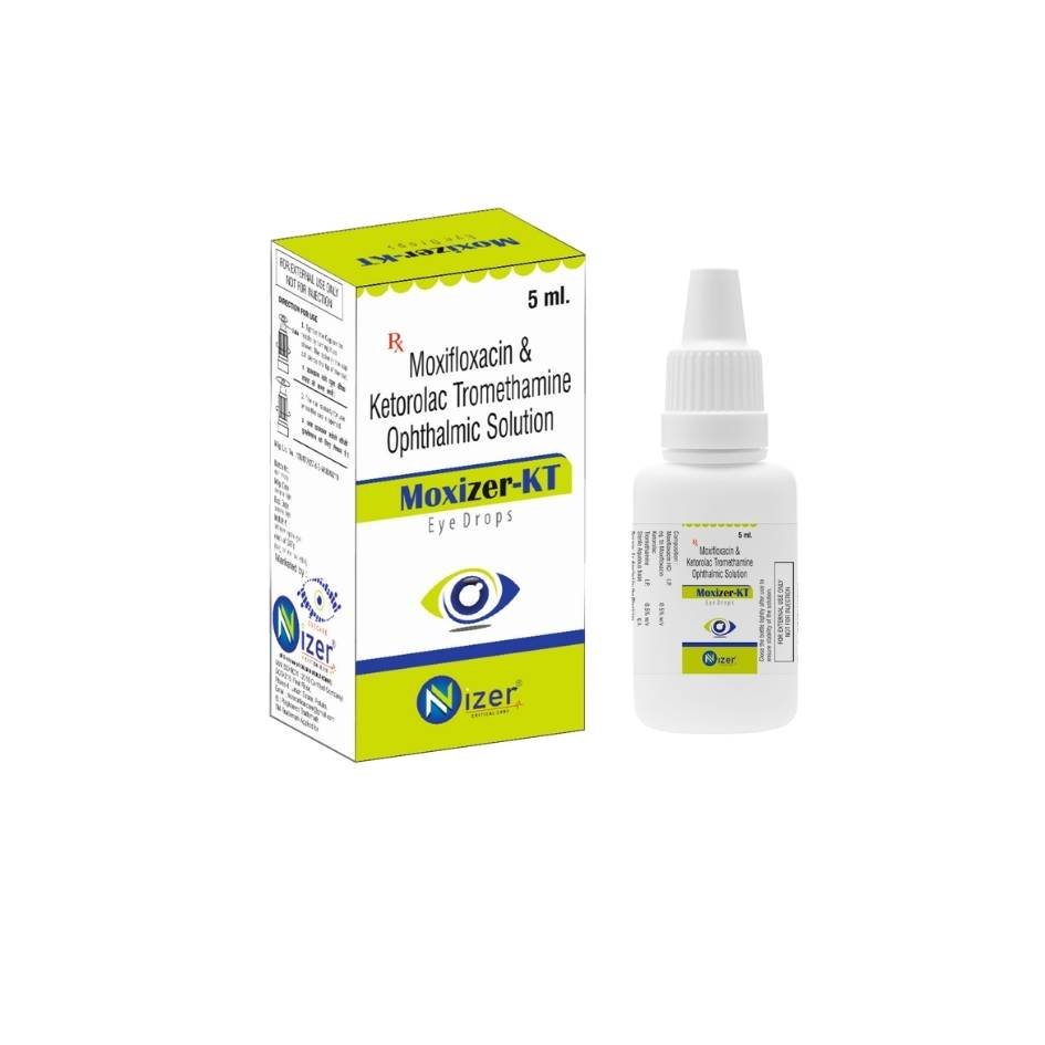 Moxifloxacin 0.5% + Ketorolac 0.5% Eye Drops