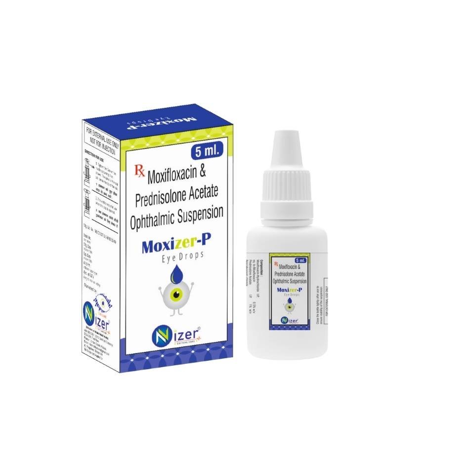 Moxifloxacin 0.5% + Prednisolone 1% Eye Drops