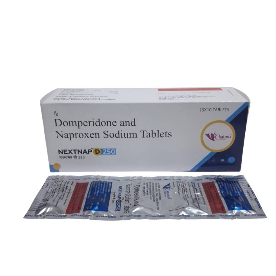 Naproxen 250mg + Domperidone 10mg Tab