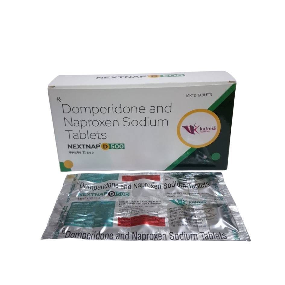 Naproxen 500mg + Domperidone 10mg Tab
